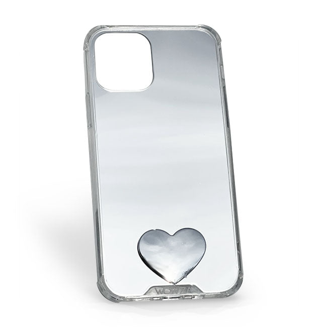Heart - Vertical Silver