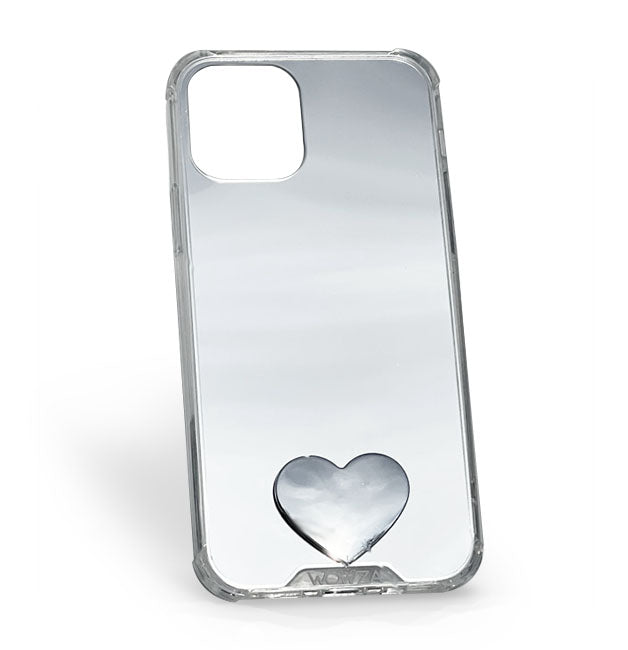 CUSTOM 3D MONOGRAMMED MIRROR SILVER WOWZA IPHONE CASE INDESTRUCTIBLE